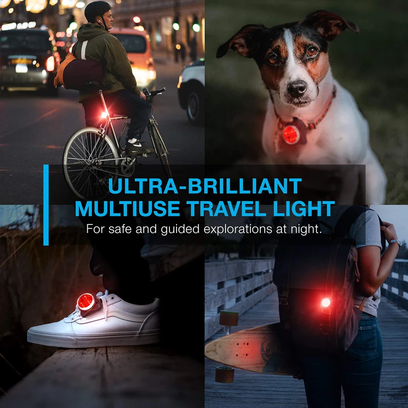 USB Rechargeable LED Bicycle Light Bike Front and Back Headlamp Fog Lamp