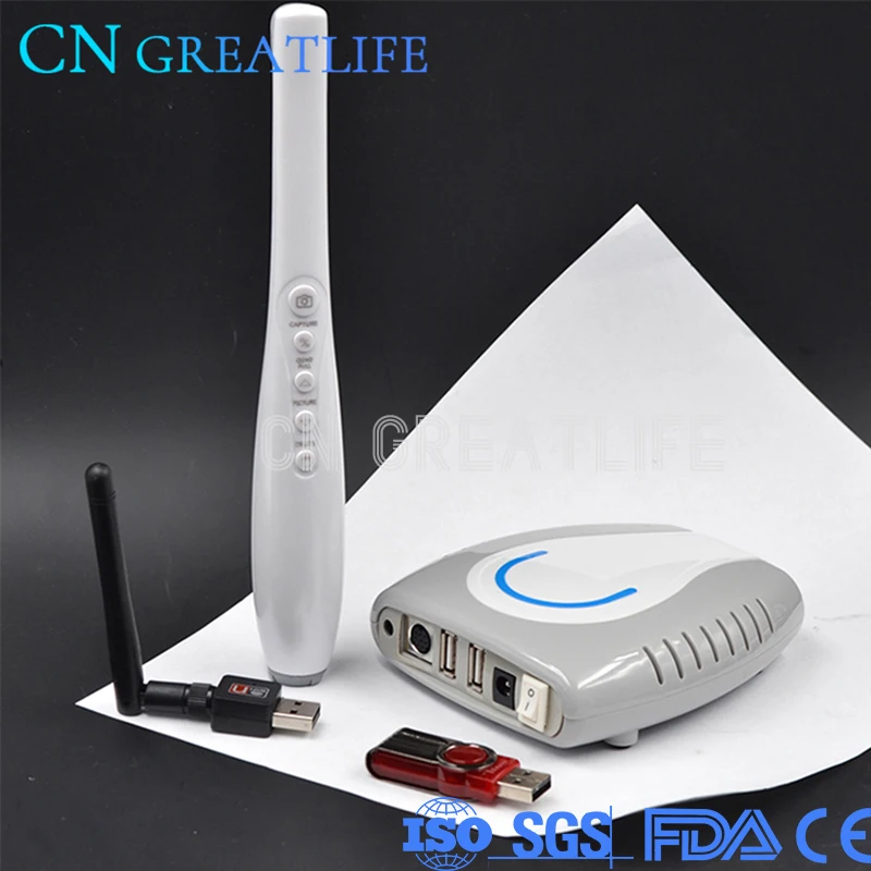 

Oral Endoscope Chamber Tools Wireless Hd Wifi 5.0 Mega Pixels Intraoral Camera With 6 Led Light