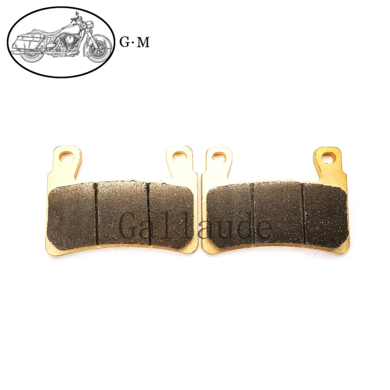 Sintering brake pads For Harley Fat boy/Heritage Classic/Softail Slim Breakout Deluxe Dyna Fat Bob Street Bob Low Rider 18-23 view 4
