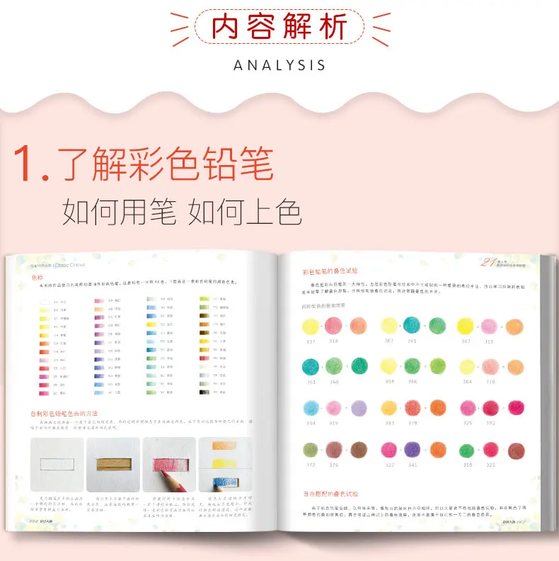 New Adult zero-based hand-painted Coloring Book Picture Drawing Book Ancient Style Realistic Beauty Avatar Anime Character