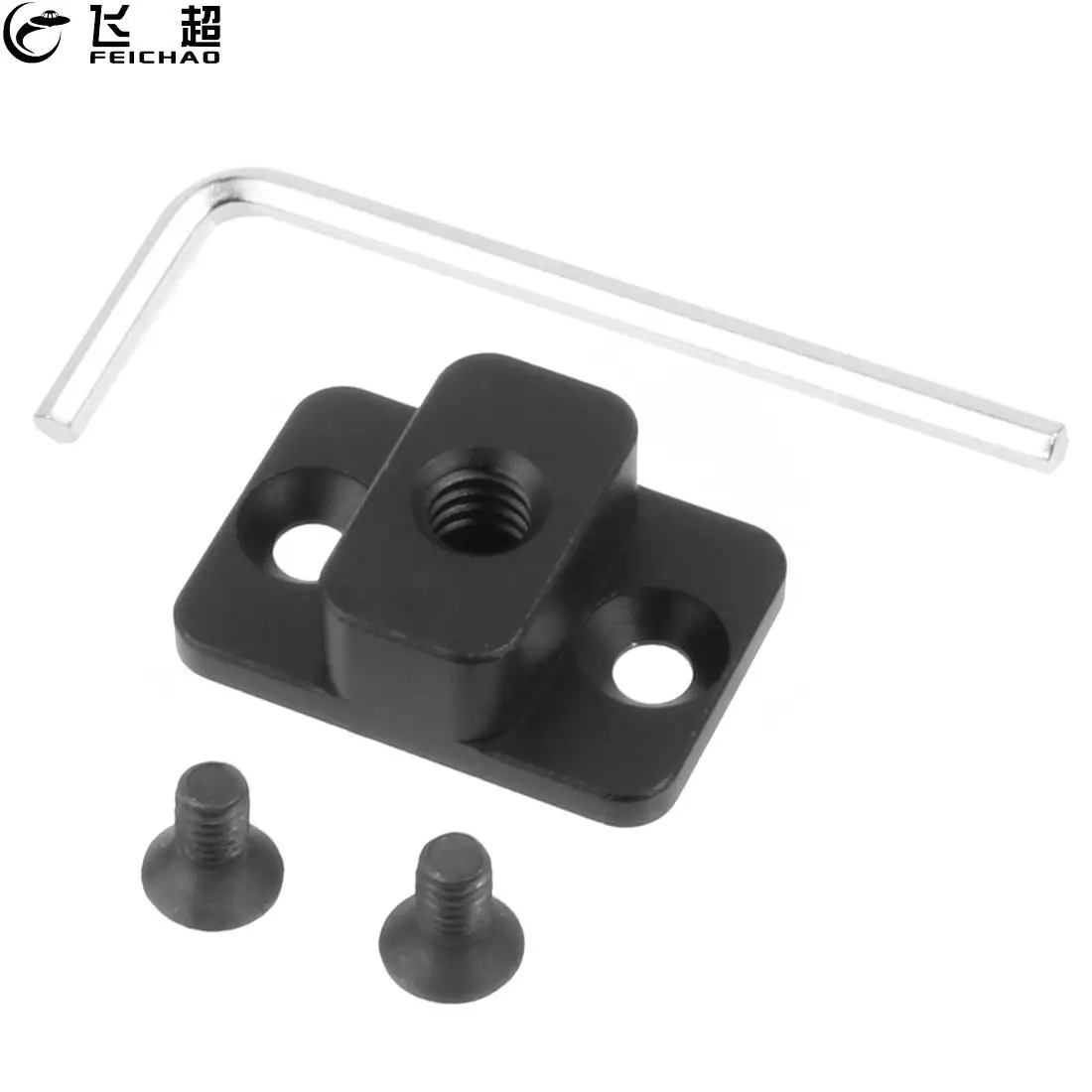 M4 на 1/4 винтовой адаптер удлинительная ручка Монтажная пластина адаптер держатель монитора алюминиевый сплав для стабилизатора DJI Ronin S Magic ...