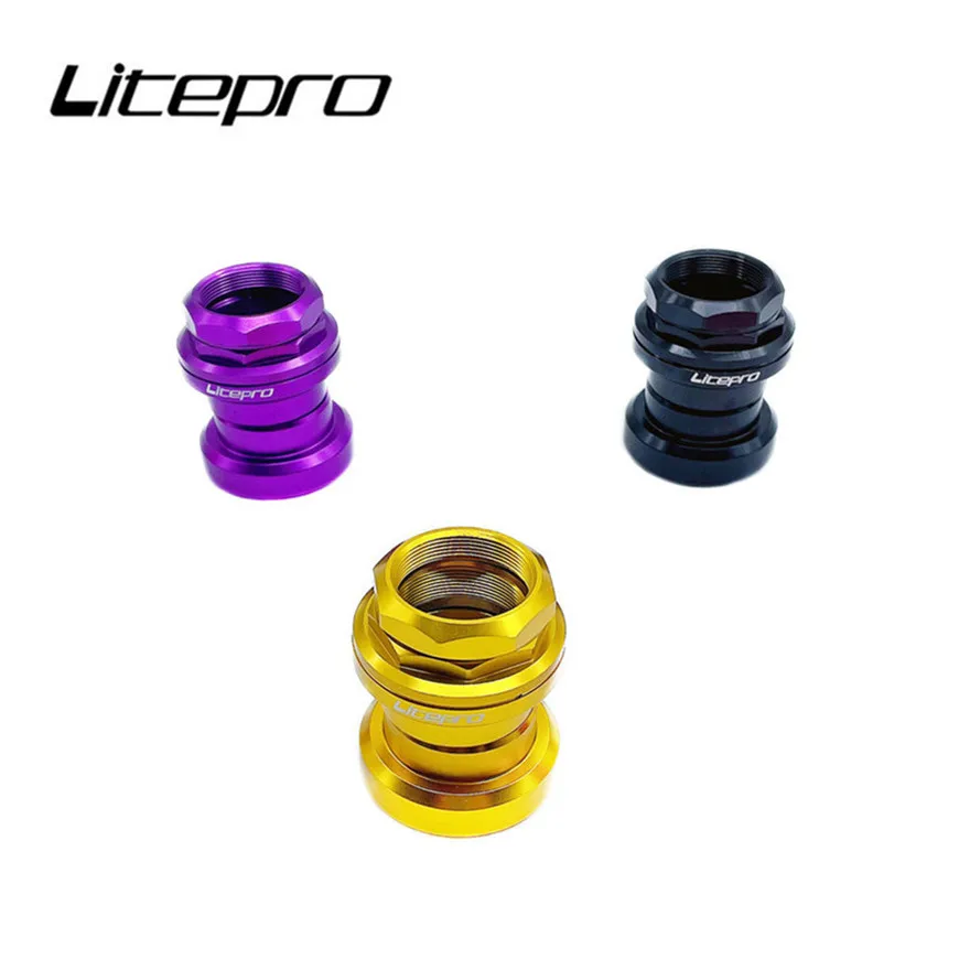 Litepro Folding Bikey External 34MM Headset Bicycle Bowl Group Front Fork Frame Headset For Brompton