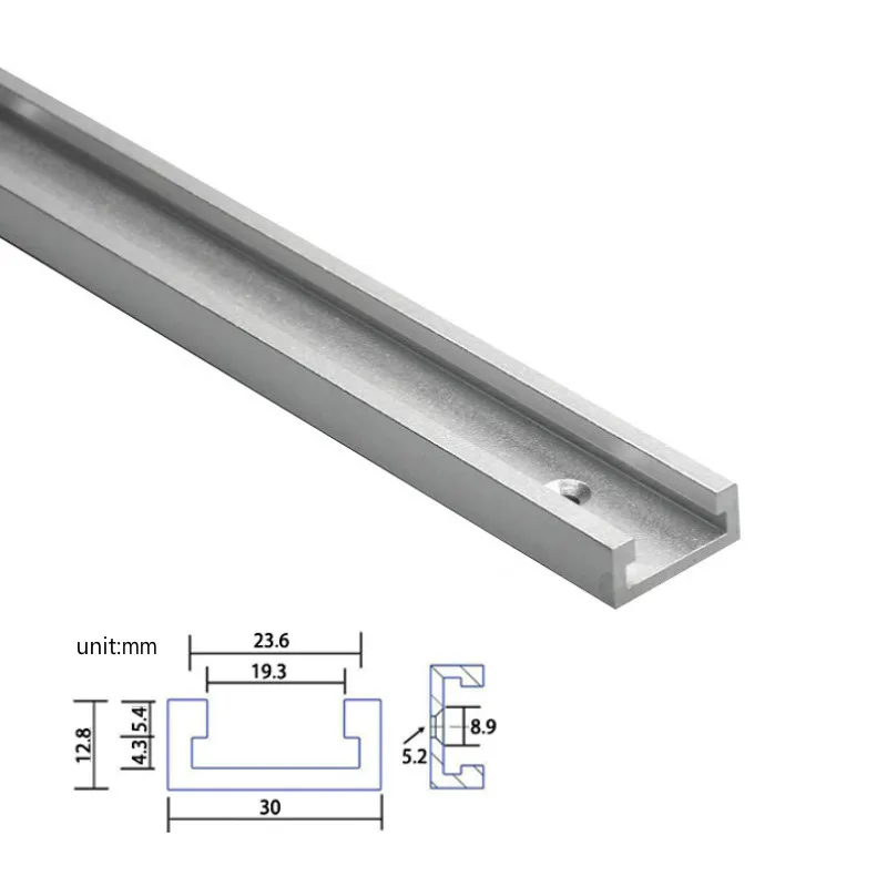 Loại-30 Gỗ T Theo Dõi Khe Cắm 30-80Cm Hợp Kim Nhôm T-Bản Nhạc Khe Cắm MITRE Theo Dõi Cho router Bàn Bàn Làm Việc Tự Làm Dụng Cụ