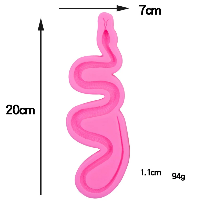 Snake Cooking Tools Chocolate Silicone Mold For Baking Fondant Of Cake Decorating Candy Sugar Kitchen Accessories