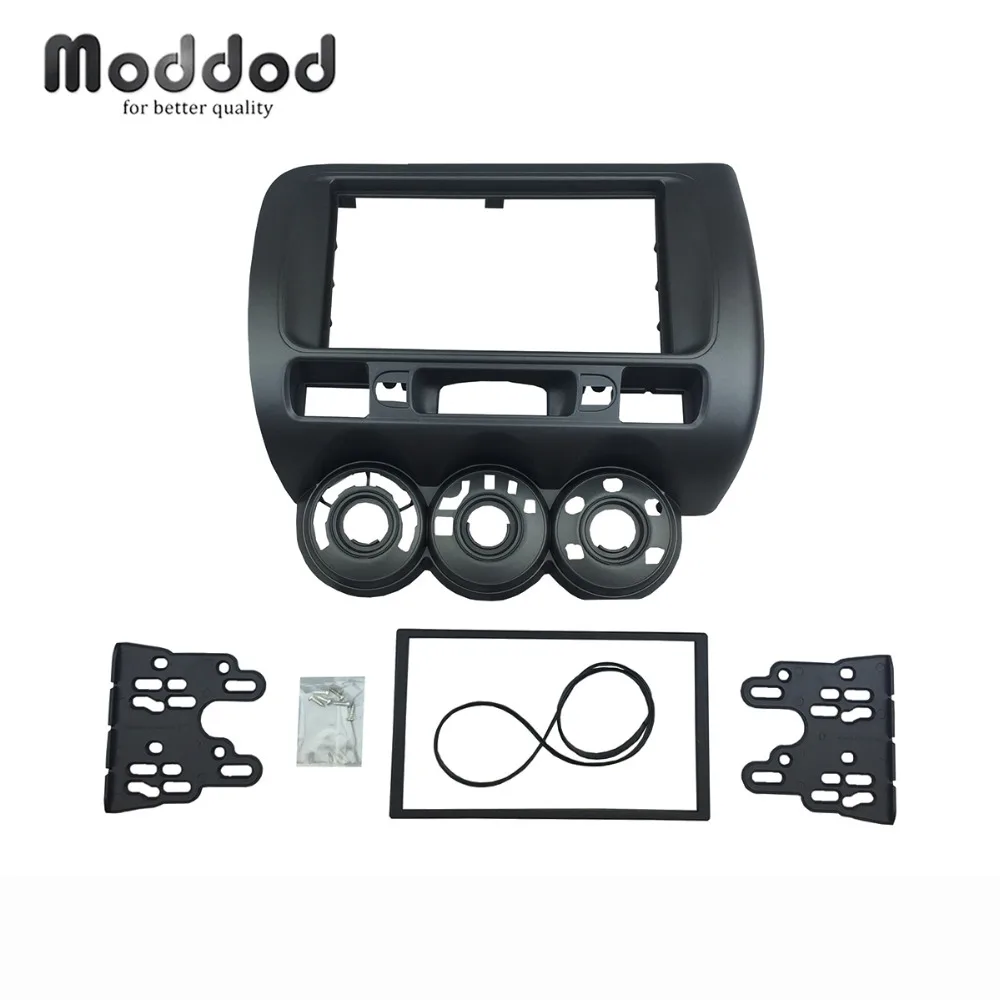 

One or Double Din Fascia for Honda Jazz City Manual Air Condition Radio Stereo CD Panel Dash Mount Kits Installation Trim Frame