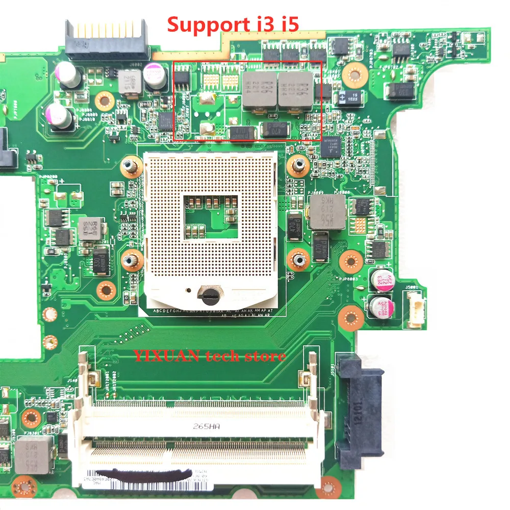 Originele en nieuwe Voor ASUS N75SF N75SL N75S laptop Moederbord GT555M REV: 2.2 100% testwerk