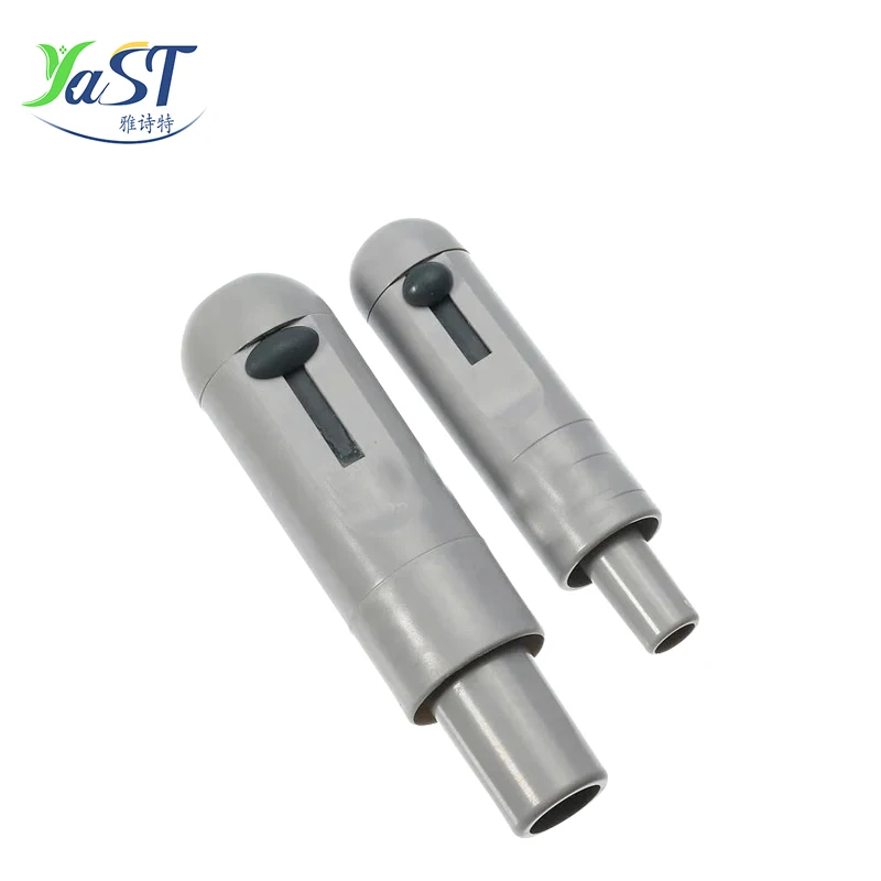 1 Pair /2pcs Plastic Universal Saliva Swivel Sucker Suction Handle With Adjustable Valve Suction Autoclavable Dental Instruments