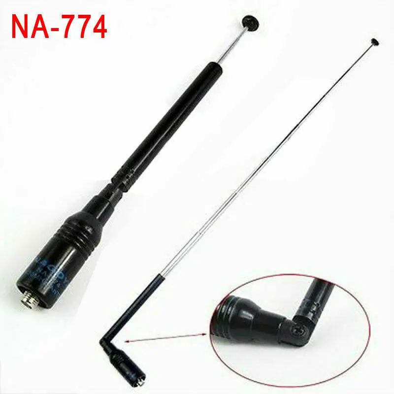 Nagoya-Reemplazo de antena de doble banda para walkie-talkie, accesorio de repuesto para Baofeng NA-774, BF-UV5R, BF-UV6, BF-480, BF-320