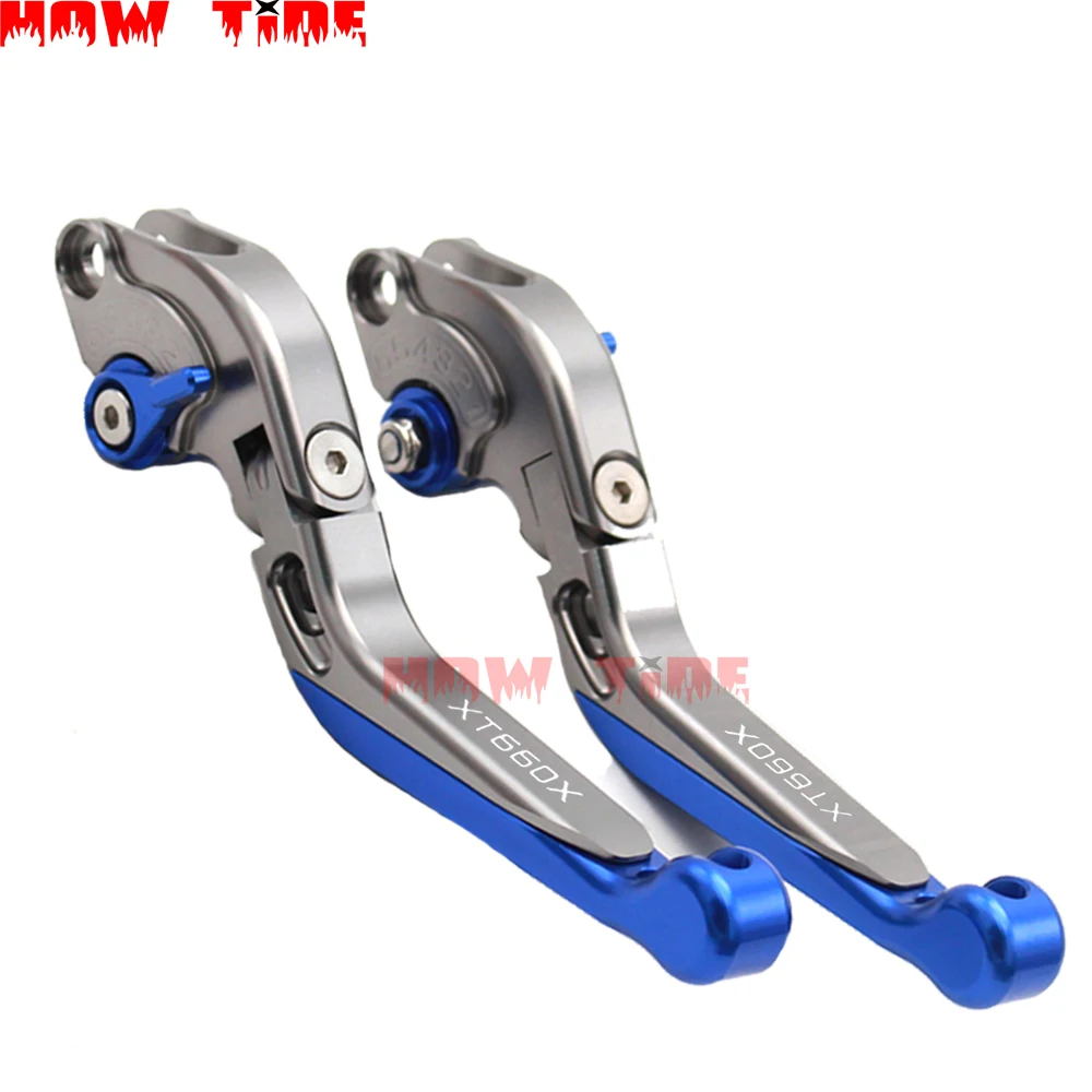 Motorcycle parts folding telescopic adjustable brake clutch lever CNC for YAMAHA XT660X XT 660X XT660 2004-2013 2012 2011