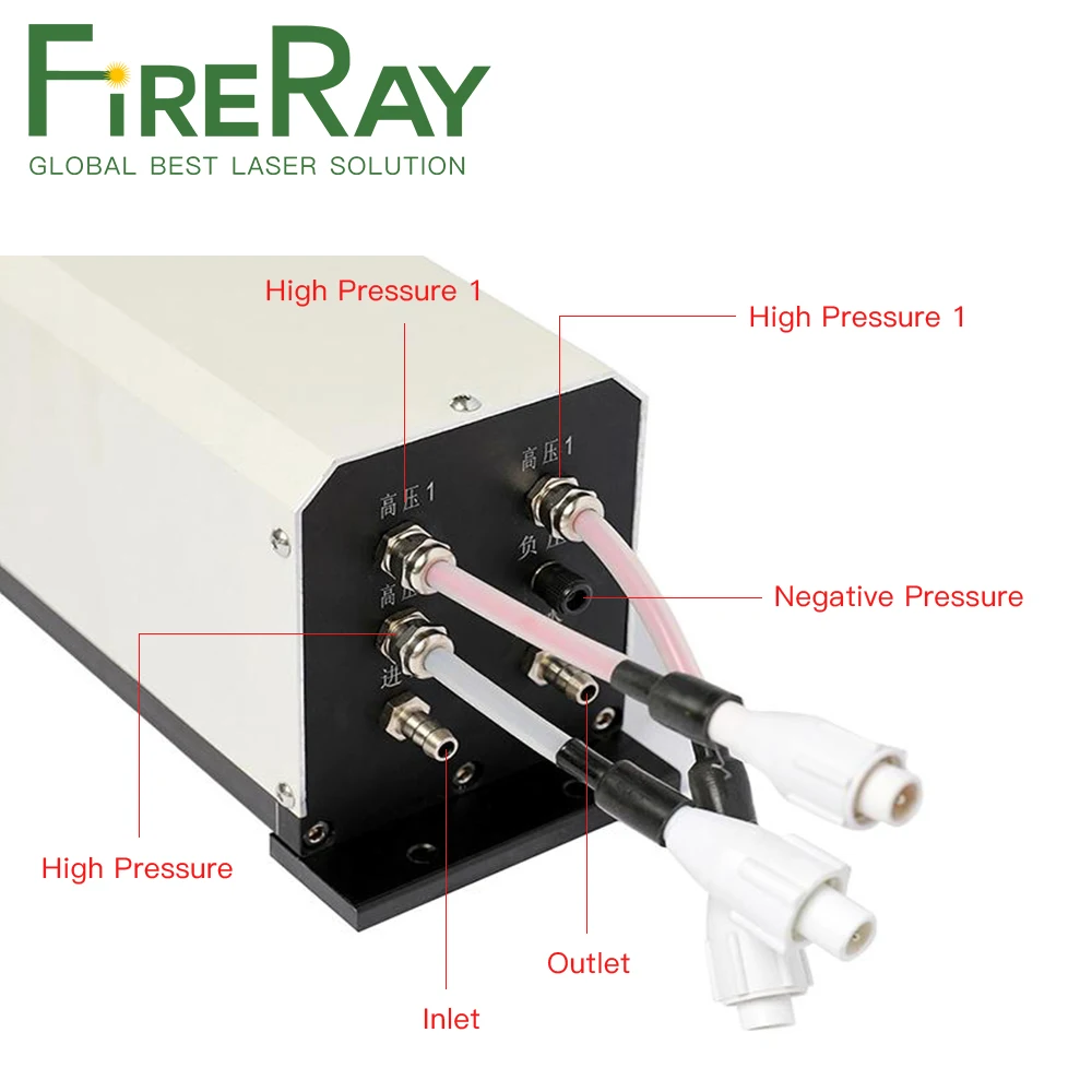 أنبوب ليزر FireRay Co2 V20 180-220W Dia.80mm لآلة القطع والنقش بالليزر CO2
