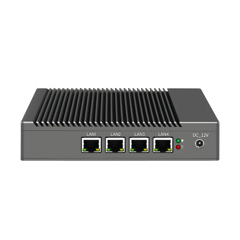 G40-4L-Old BKHD VGA HDMI 4 LAN Mini PC Pfsense Firewall miękki Router J3455 J4205 CPU Pfsense Firewall Office 8GB RAM 256GB SSD