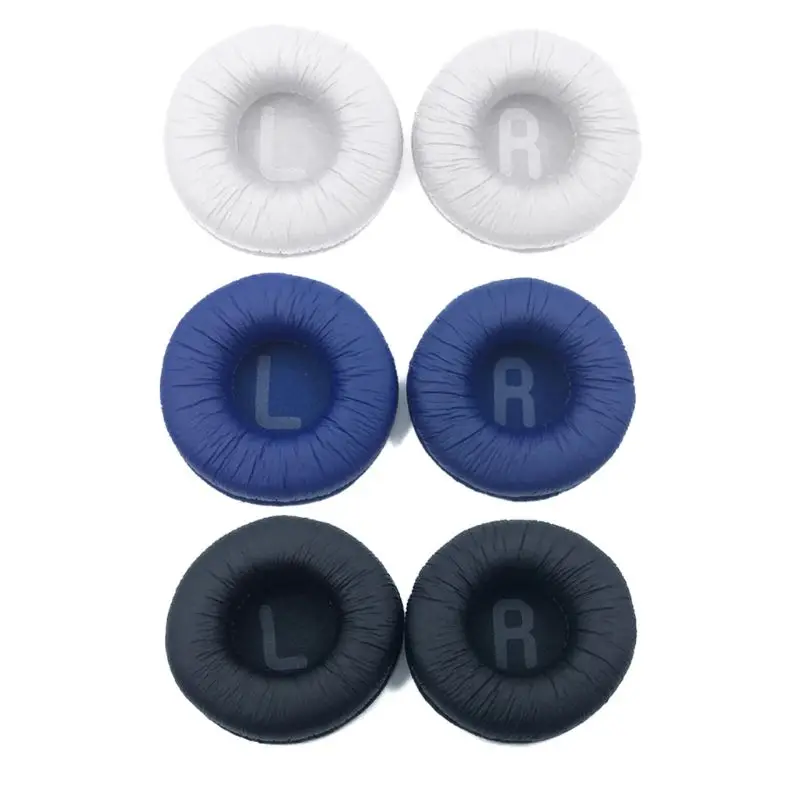 1 Pair Replacement foam Ear Pads pillow Cushion Cover for JBL Tune600 T500BT T450 T450BT JR300BT Headphone Headset 70mm EarPads