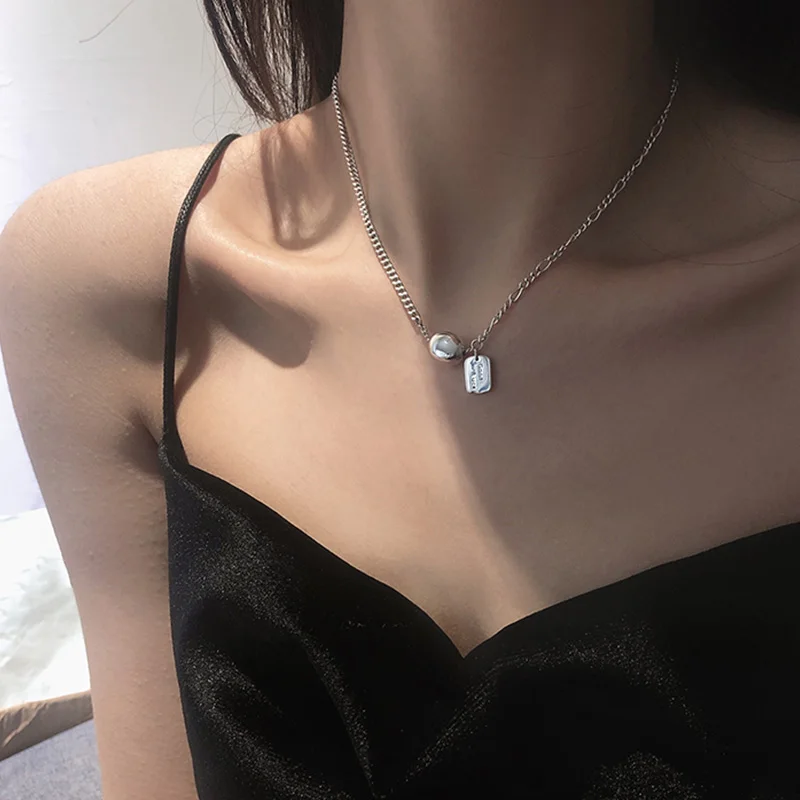 女性のための不規則なペンダント付きネックレス,新着,ヴィンテージ,高品質,上質,ジュエリー