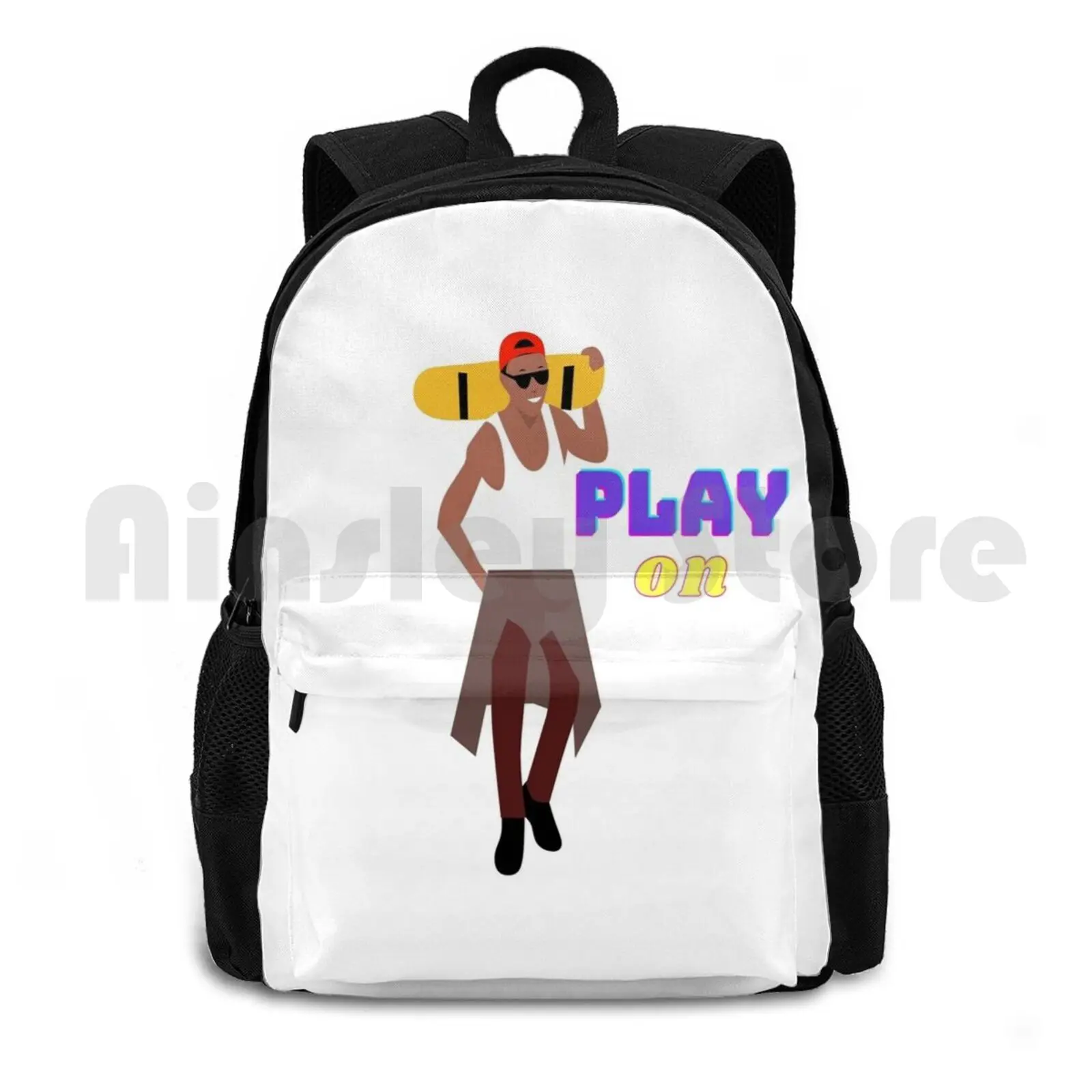 Skateboard For You Outdoor Hiking Backpack Waterproof Camping Travel Sports Do Play Go Sports Sports Do Play Go Sport Do Play