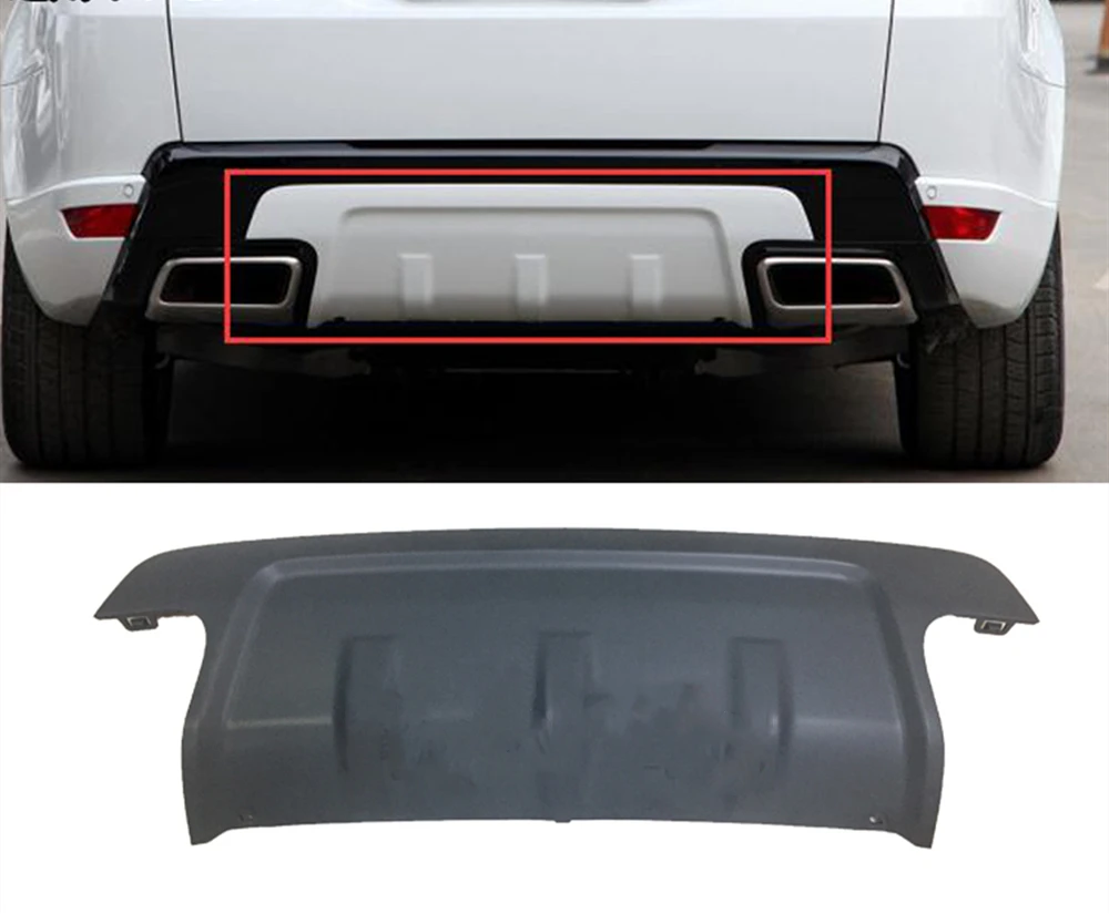 

For Land Rover Range Rover Sport 2018-2022 LR105079 Rear Bumper Diffuser Lip Tow Hook Cover Spoiler Plate Mudguard Towing Cap