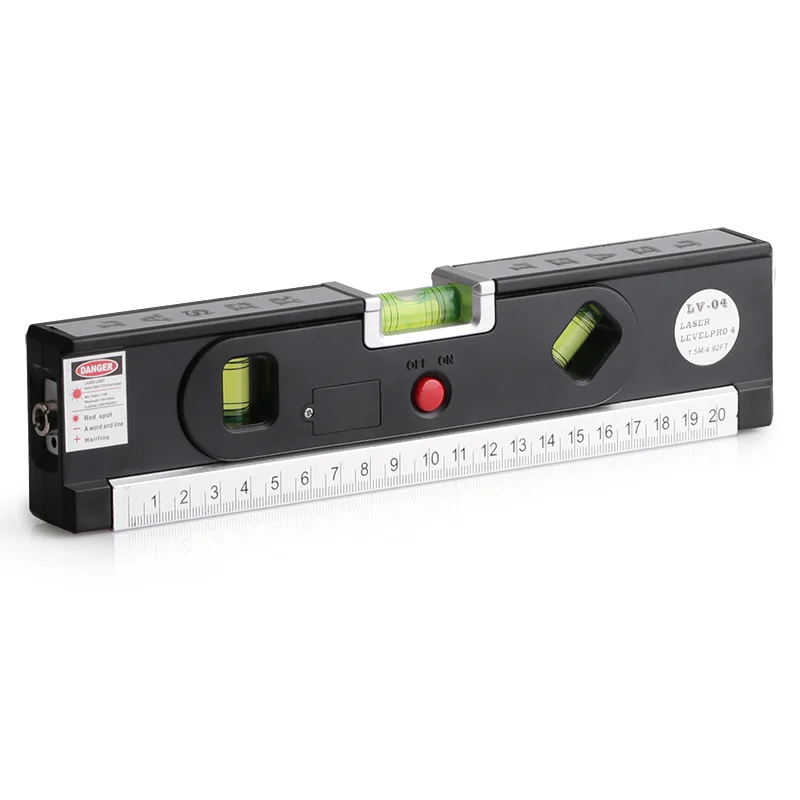 Laser Spirit Level Multifunctional Household Infrared Decoration Cross Line Right Angle Spirit Level  with Tripod