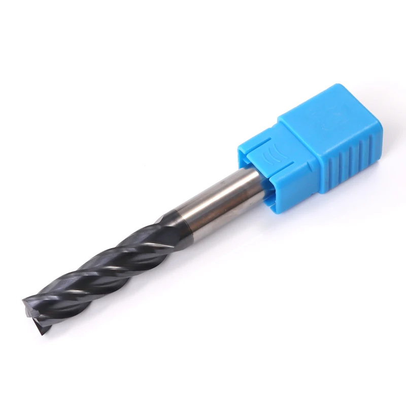 ZGT 1PC Tungsten Steel Milling Cutter HRC50 4 Flute Alloy Carbide End Mill Cnc Tools 2mm 3mm 4mm 6mm Metal Cutter Wood Endmill