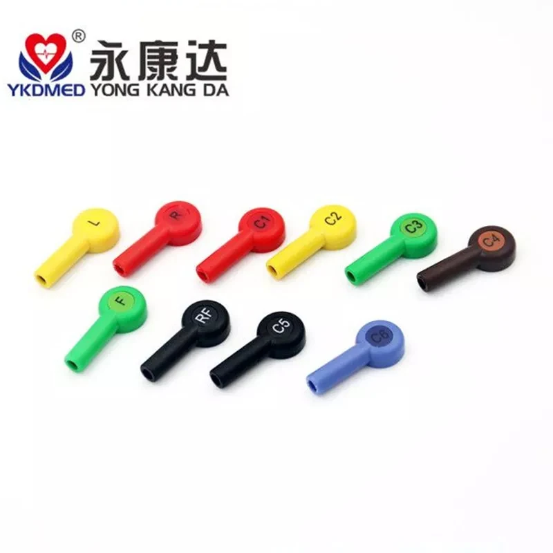 Colorful IEC banana 4.0mm adapter snap ekg accessories 10pcs/lot