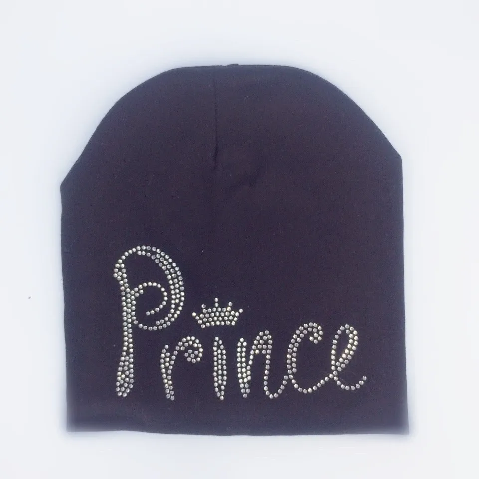 children\'s Autumn princess diamond Baby girl Hat Boy Cap Kids cotton Beanie bonnet Children baby cap for boy toddler hat