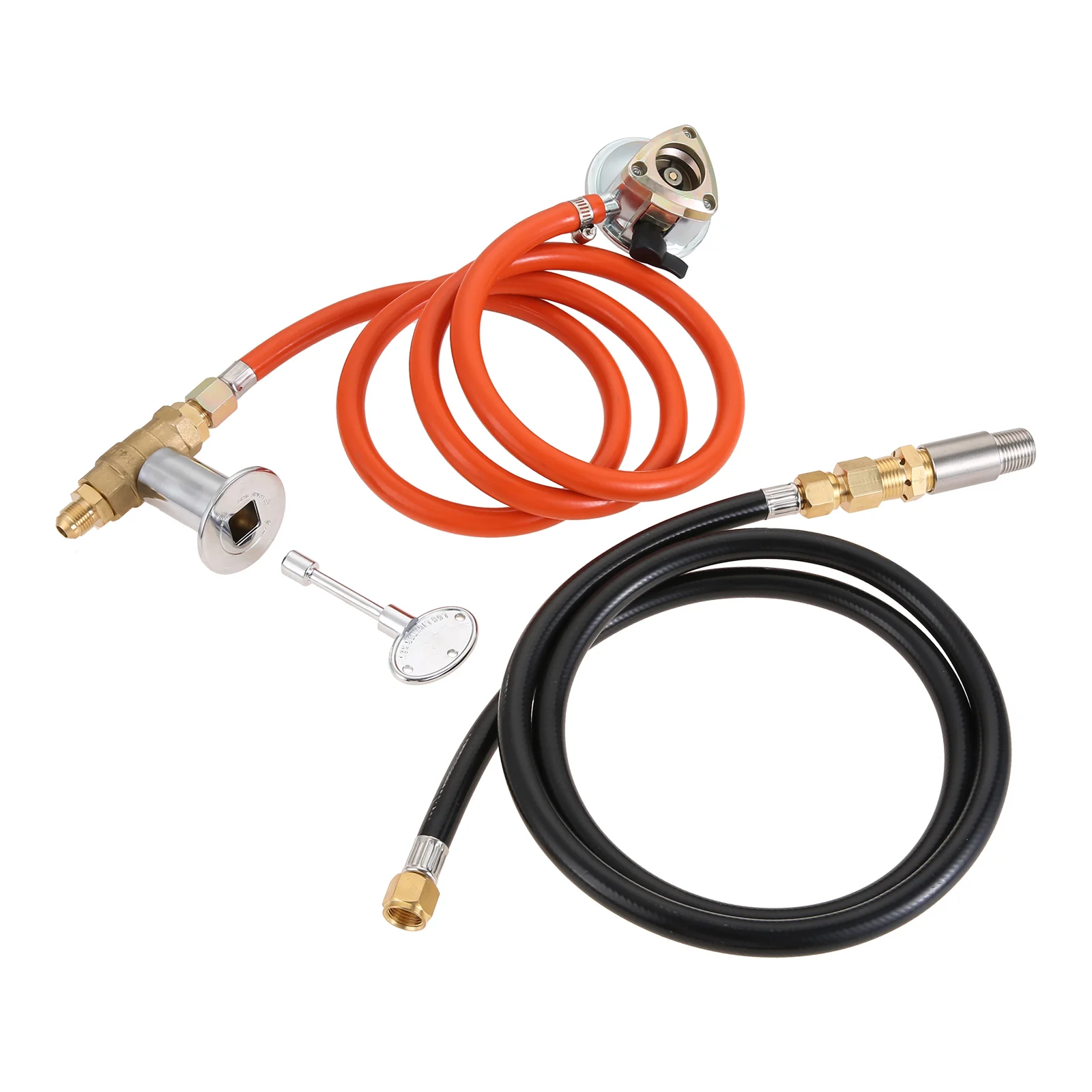 프로판 파이어핏 가스 제어 어셈블리 키트, 공기 믹서 밸브, 영국 최대 90000 BTU 용 레귤레이터 포함