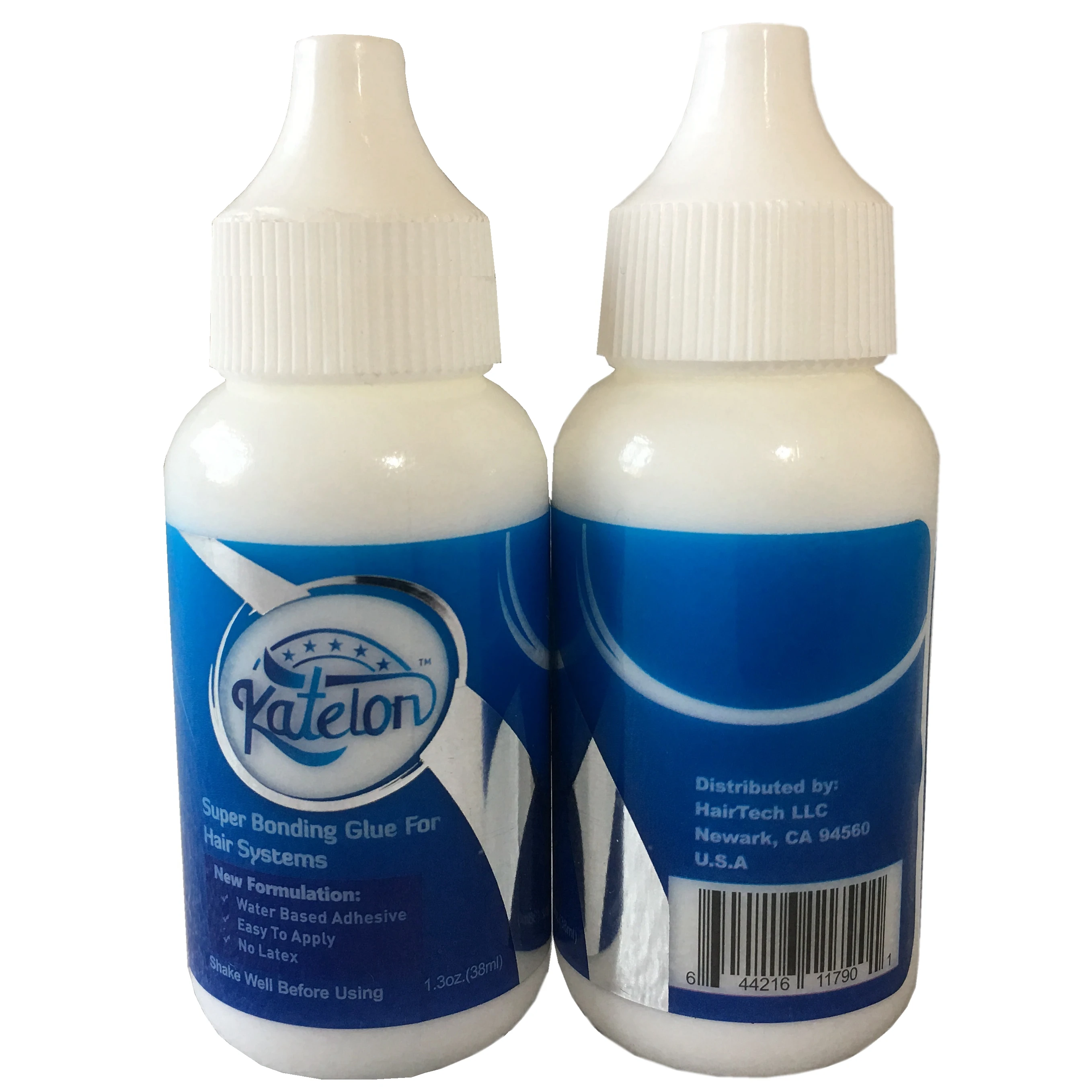 2 butelki 1,3 Oz 38 ml Katelon super klej do peruk klej do peruk klej do koronkowych peruk i tupecików