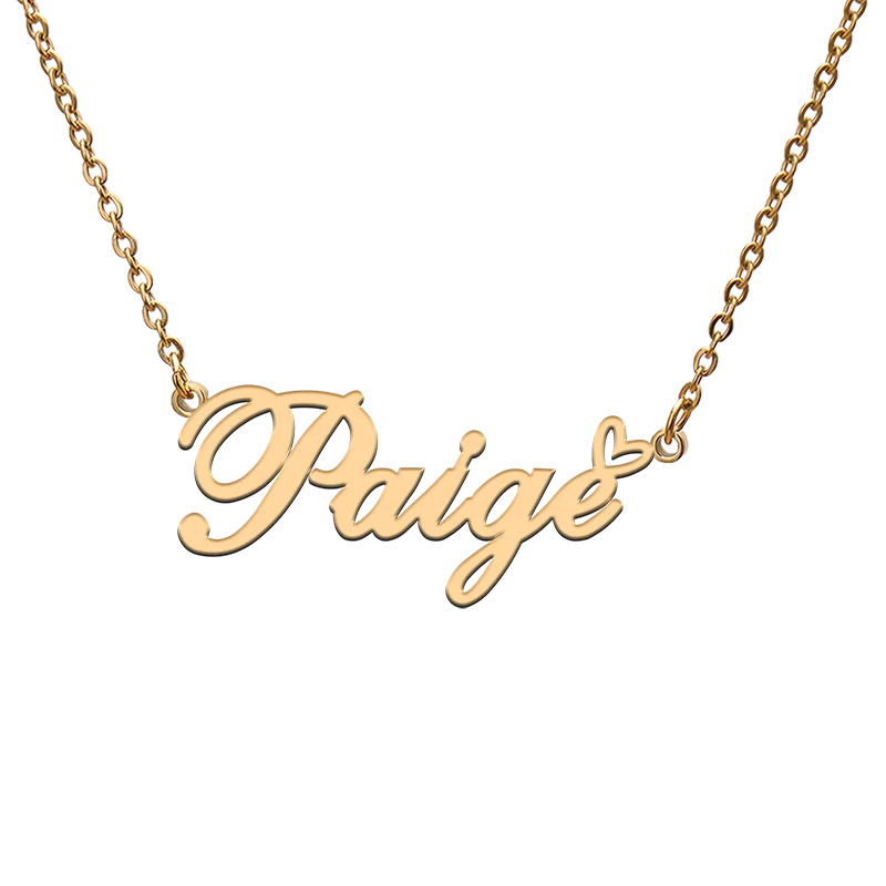 

Custom Personalized Name Necklaces for Paige Best Friends Birthday Christmas Mother Days Jewelry Gifts