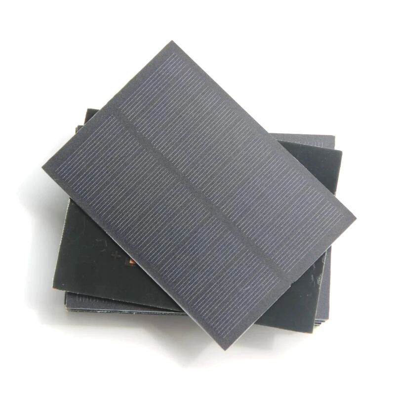 BUHESHUI 240mA 5V PET لوحة طاقة شمسية أحادية البلورية لتقوم بها بنفسك شاحن بالطاقة الشمسية ل 3.7 فولت بطارية دراسة أطقم 115*82 مللي متر 10 قطعة