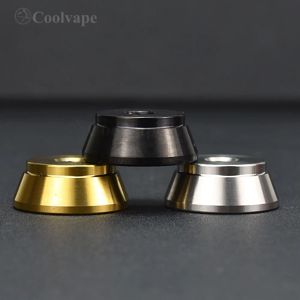 Atomizador de metal 510 suporte base de aço inoxidável para 510 fio e-cigarro diy atomizador rda rba tanque titular