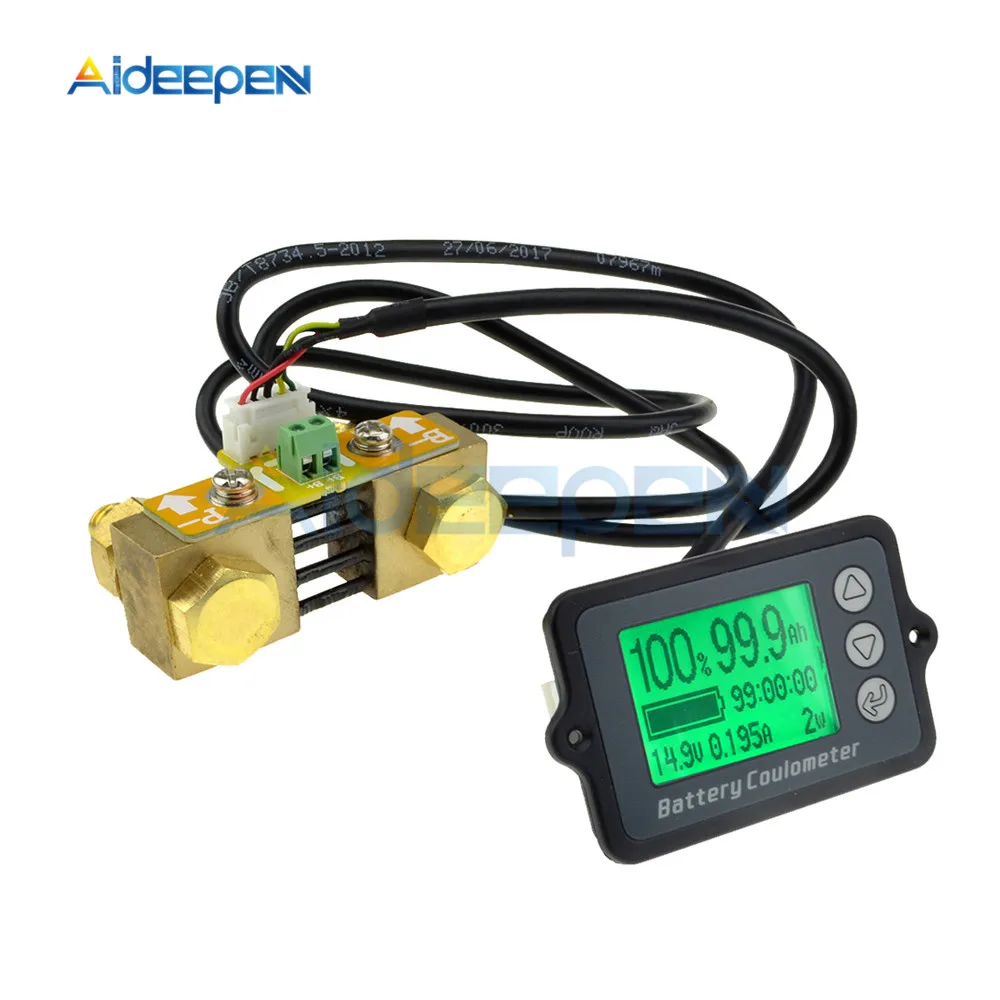 80V 350A TK15 Battery Capacity Tester Monitor for Portable Equipment E-bike/Balance Car/Cleaning Machine Ammeter Voltmeter