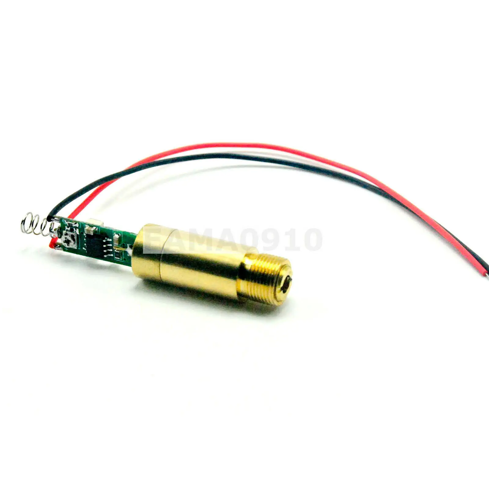 NEW 650nm 50mW 3-4.5V Red Laser Diode DOT Module w/Driver & Wire Brass Module