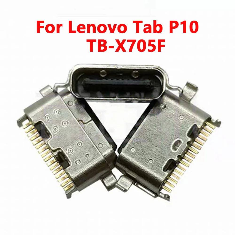 

2-50pcs USB Type C Power Connector Jack For Lenovo Tab P10 TB-X705F Type ZA44 X705F USB-C Charging Dock Charge Socket Port