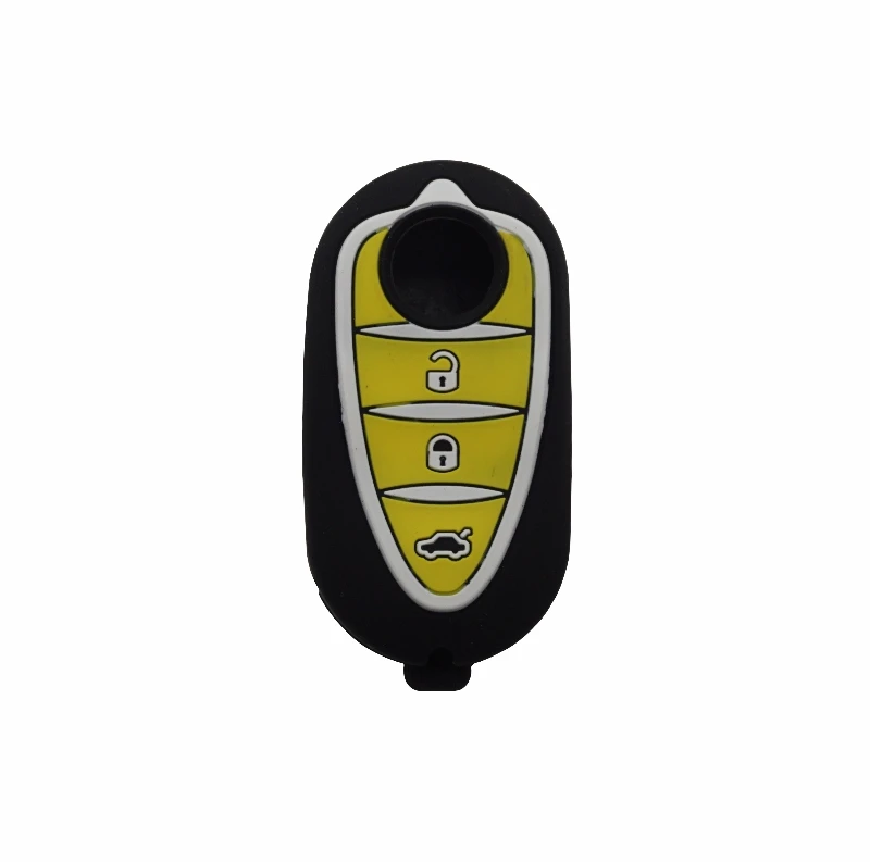 Cocolockey Silicone Key Cover Case For Alfa Romeo 4C Mito Giulietta Myth 159 GTO GTA Flip Remote Fob Jacket Car-stying