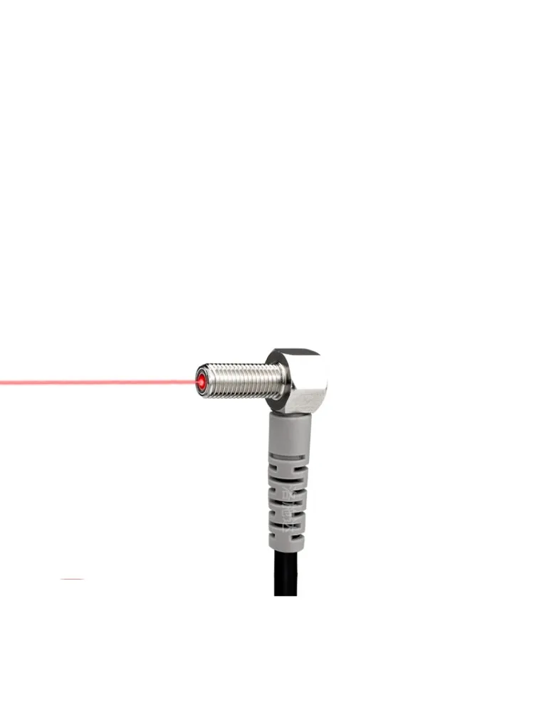 M4 Mini Visible Infrared Laser Diffuse Reflection Photoelectric Optoelectric Sensor Switch NPN PNP NO NC Elbow Head