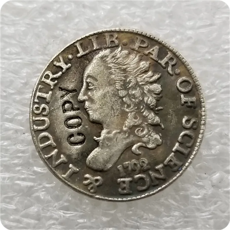 1792 HALF DIME FLOWING HAIR COPY commemorative coins-replica coins medal coins collectibles