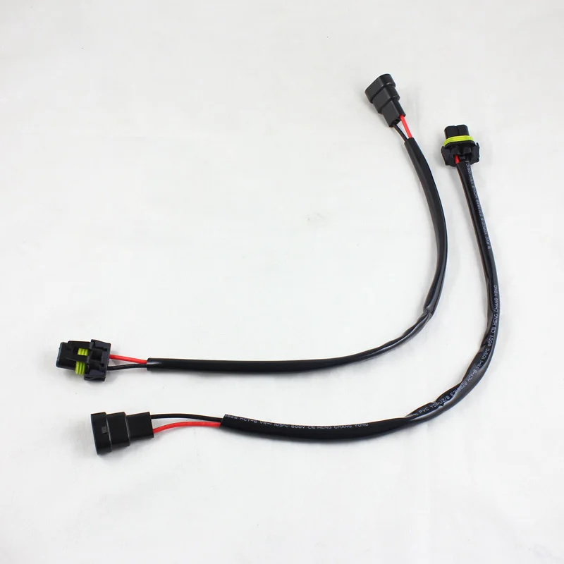 Rockeybright 2x New 9006 HB4 hid Female Wiring Harness Connectors Plugs Pigtails Wire Adapters