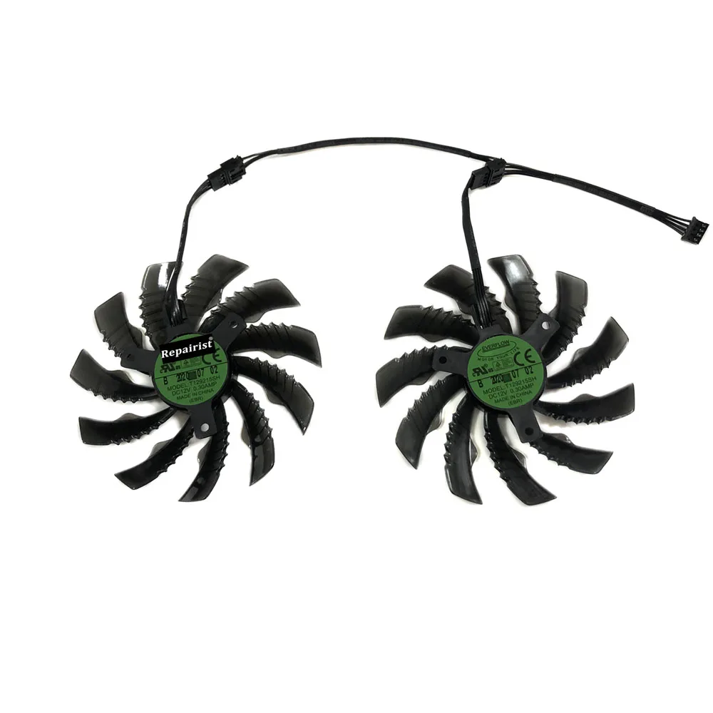 2Pcs/Set,T129215SH,GPU VGA Cooler,Graphics Card Fan,For GIGABYTE RTX 3060 3060Ti EAGLE,gigabyte GTX1660Ti GTX 1650 RTX 2060 2070 view 5