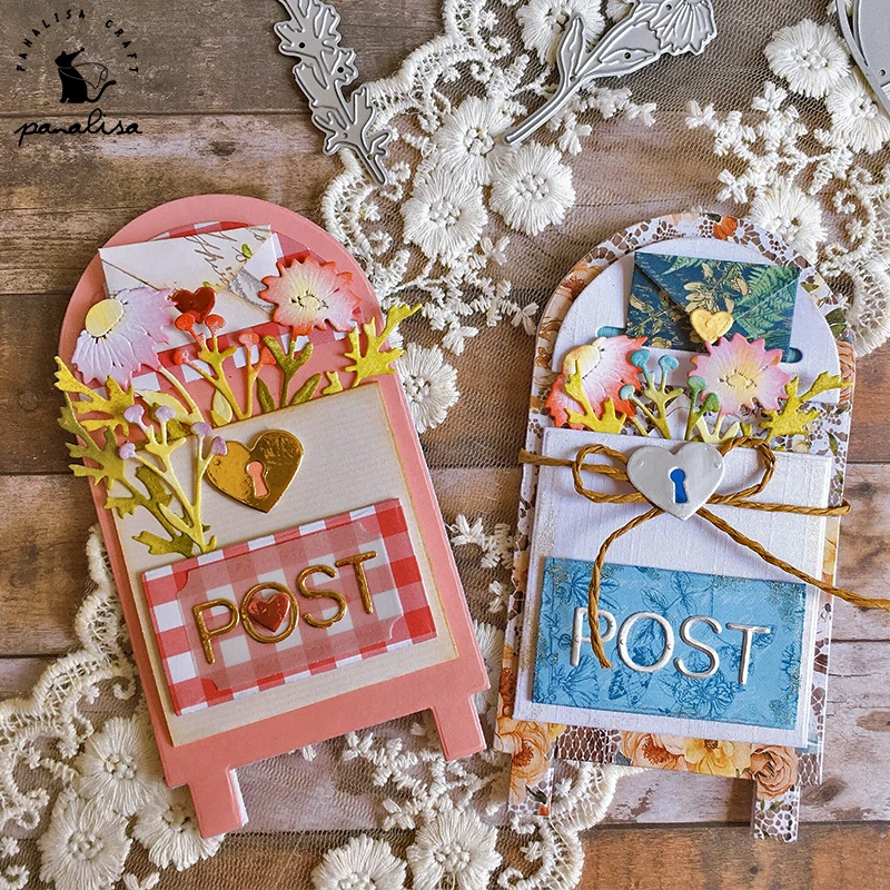 Panalisacraft post mailbox flower Metal Cutting Dies Stencils for DIY Scrapbooking/album Decorative Embossing DIY Paper Cards