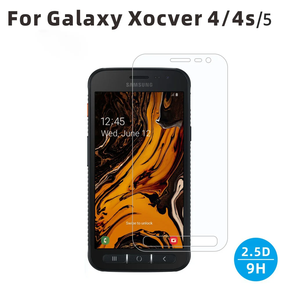 For Samsung Galaxy Xcover 4 4S 5 Screen Protector 2.5D HD Tempered Glass for Samsung X cover 4 4S 5 Front Protective Glass