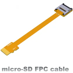 Adaptateur de câble d'extension de carte Micro SD à Micro SD, Flexible, Compatible avec SanDisk MicroSDHC/Anet A8 /Raspberry Pi/GPS