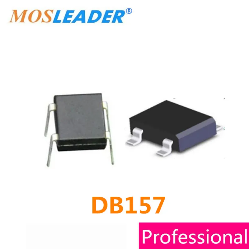 Mosleader DB157 SOP4 DIP4 500PCS DB157S 1KV 1000V 1.5A Bridge rectifier High quality