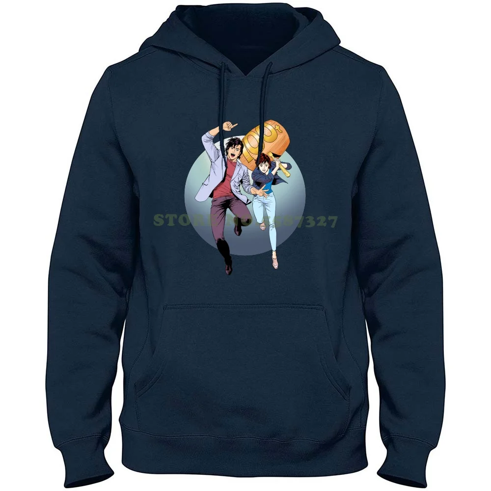 City Hunter Alias Nicky Larson 100 Tonnes 100% Pure Cotton Hoodie City Hunter Manga Cartoons Japan The Future Is Female Nicky