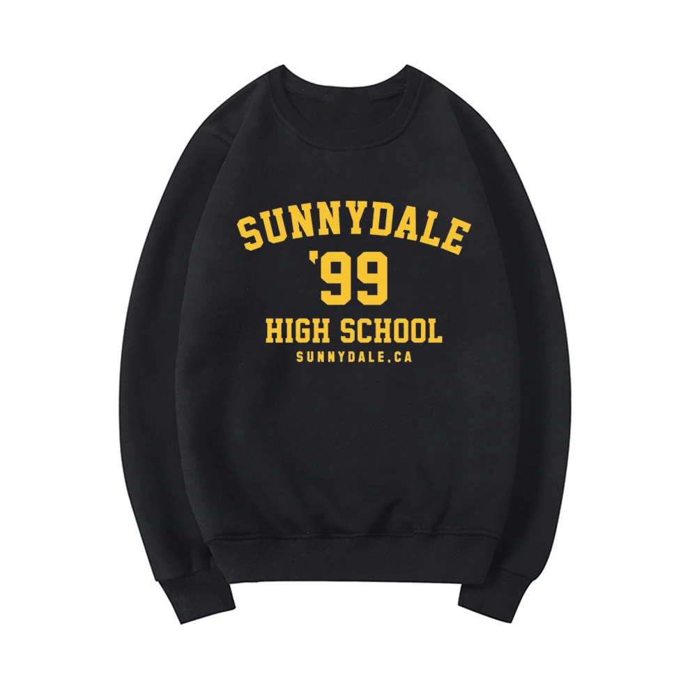 Sunnydale '99 High School Sweatshirt Funny Vampire Slayer Hoodie Unisex Adult Crewneck Sweatshirts Streetwear Casual Hoodies Top