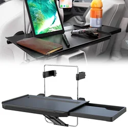 Multi-function Steering Wheel Table Upgraded Folding Car Laptop Mount Tray Hidden Desk Universal Tablet Holder for Dining