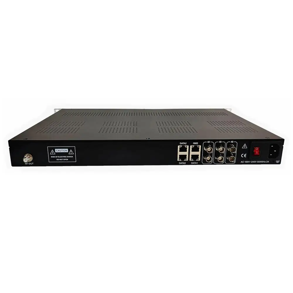 8 16 channel IP to RF ASI to RF Cable TV front-end equipment DVB-T ATSC ISDBT DVB-C modulator