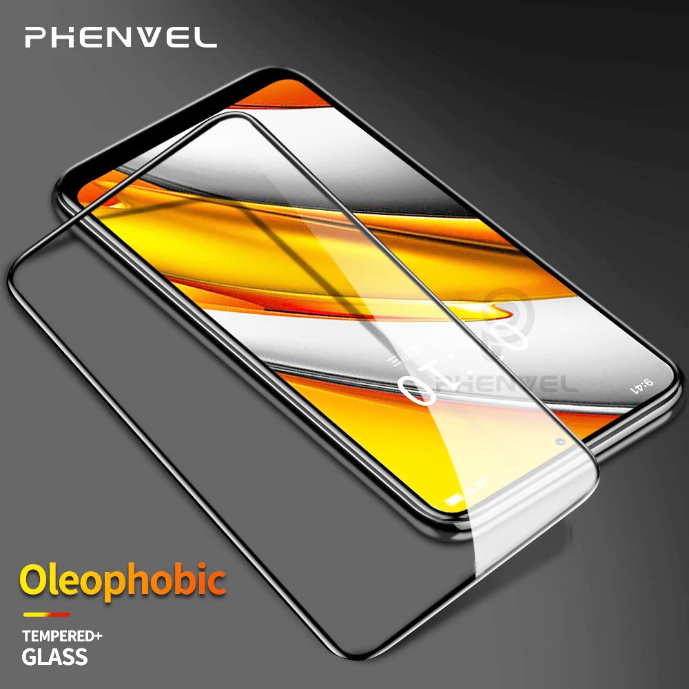 

Oleophobic Glass For Poco F3 GT, X3 GT, M3, F2 Pro, M3 Pro, X3 Pro Anti Explosion Tempered Glass Screen Protector