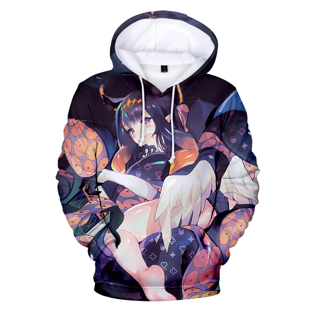 

HOLOLIVE VTuber Ninomae Ina'nis 3D Print Fashion Fall Winer Suit Hoodies Sportswear Hooded Youthful Kawaii Women/Men The hooded