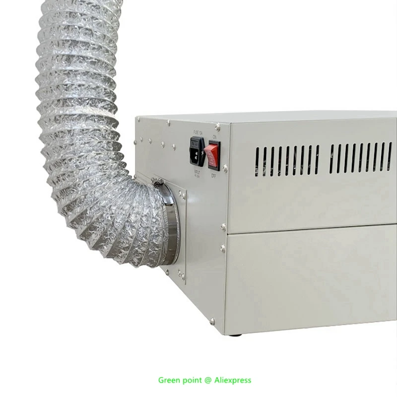 PUHUI – dispositif de récupération des gaz d'échappement pour éviter la Pollution à l'intérieur, T-962A + tuyau de chauffage infrarouge IC, collecte d'accessoires, nouveau