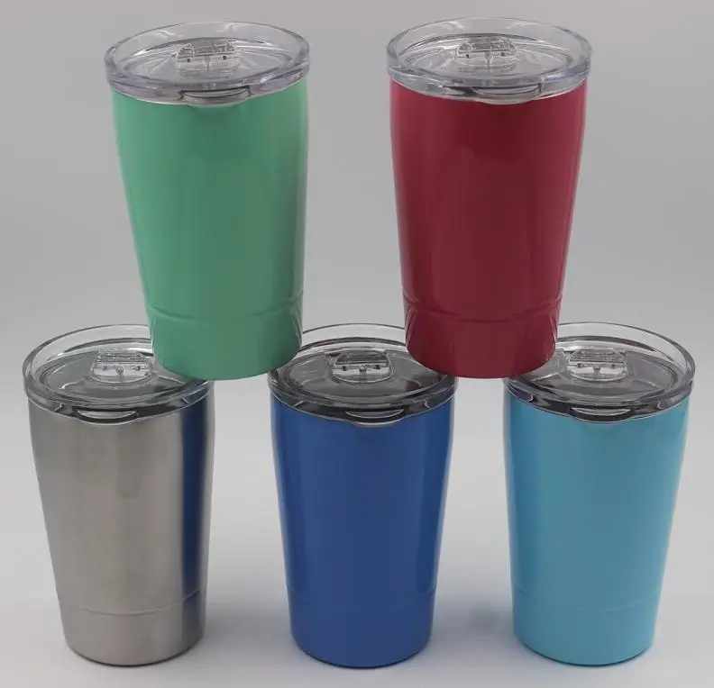 

5 Colors 12oz Kid Milk Cups 12oz Mini Tumbler Vacuum Insulated Beer Mugs Stainless Steel Wine Glasses Coffee Mugs With Clear