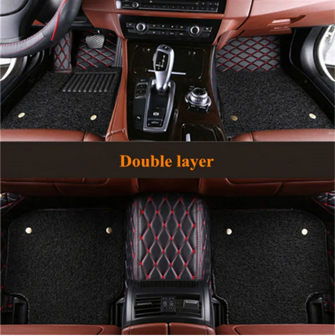 

Custom special car floor mats for Volvo XC60 2020-2018 durable waterproof double layer car carpets for XC60 2019