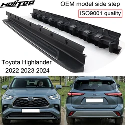 OEM model running board side bar side step for Toyota Highlander XU70 2021 2022 2023,ISO9001 quality,thicken design,load 300kg